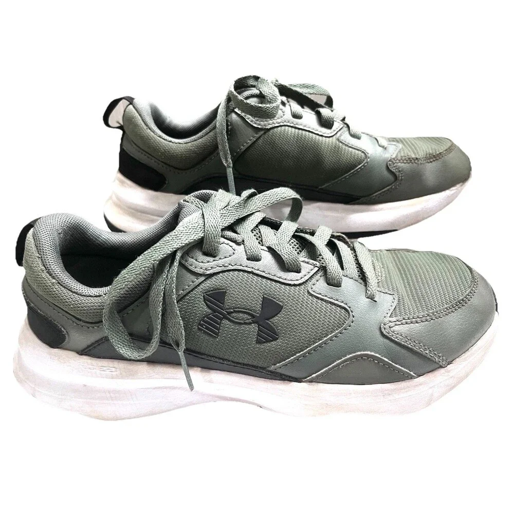 Size 8 Under Armour Charged Edge Colorado Sage Green Men’s Lace Up Training Shoe